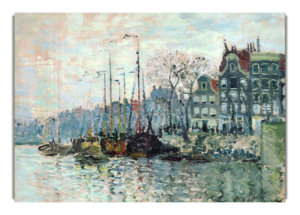 Monet Blick auf die Kromme Waal in Amsterdam