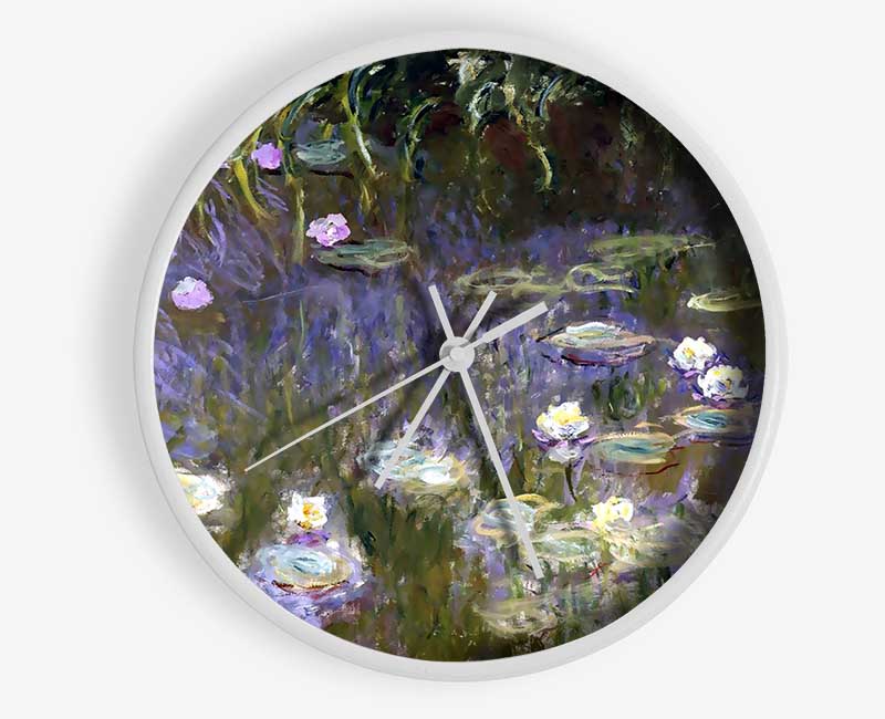 Monet Water Lilies Clock - Wallart-Direct UK