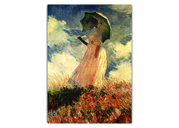 Monet Frau mit Sonnenschirm