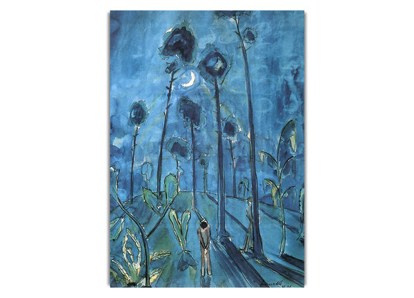Mondlandschaft (Zwei Figuren) von Walter Gramatte