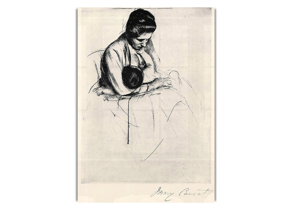 Mutter pflegt Kind von Cassatt