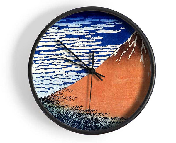 Hokusai Mount Fuji Clock - Wallart-Direct UK