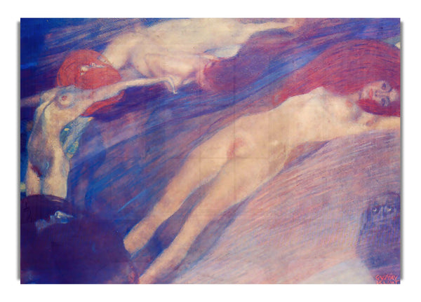 Bewegtes Wasser von Klimt