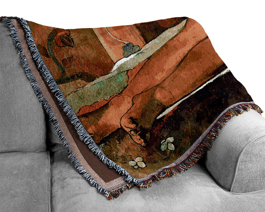 Gauguin evermore Woven Blanket