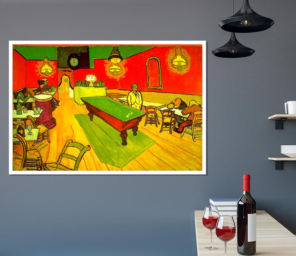 Van Gogh Night Cafe 2 Print Poster Wall Art