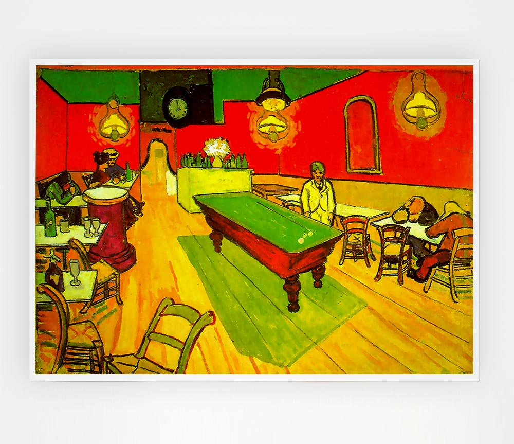 Van Gogh Night Cafe 2 Print Poster Wall Art