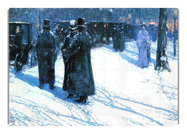 Nachts, Madison Square von Hassam