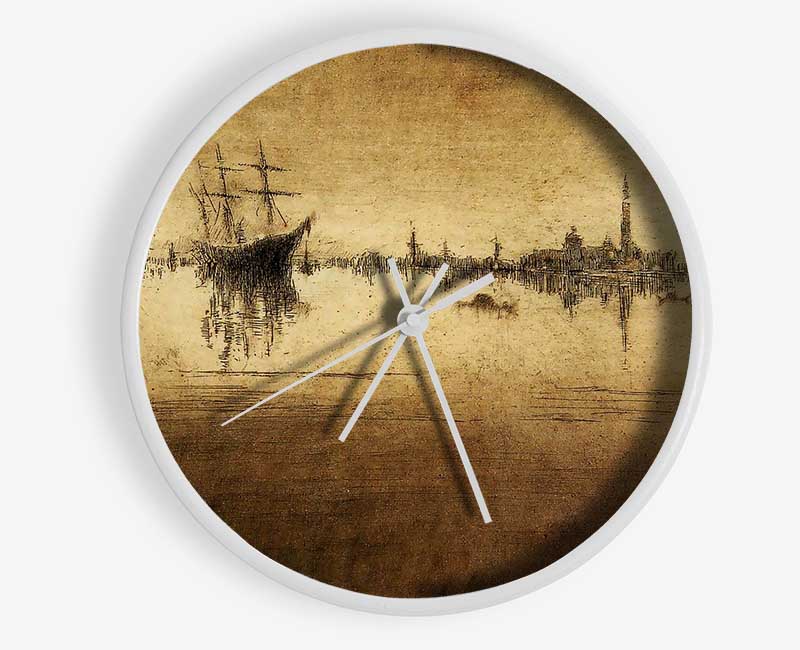 Whistler Nocturne 2 Clock - Wallart-Direct UK