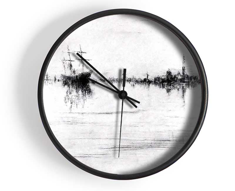 Whistler Nocturne Clock - Wallart-Direct UK