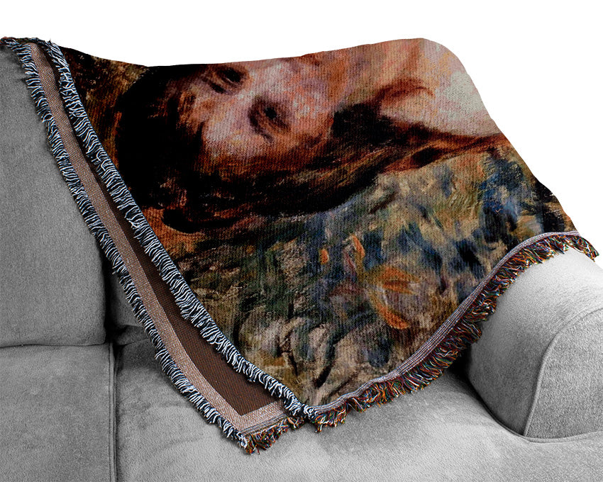 Renoir Nude In The Sun Woven Blanket