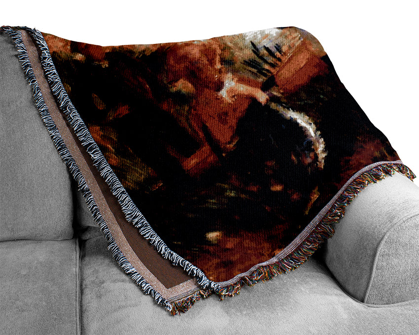 Renoir Oarsman Of Chatou Woven Blanket