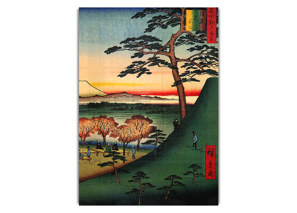 Original Fuji, Meguro von Hiroshige