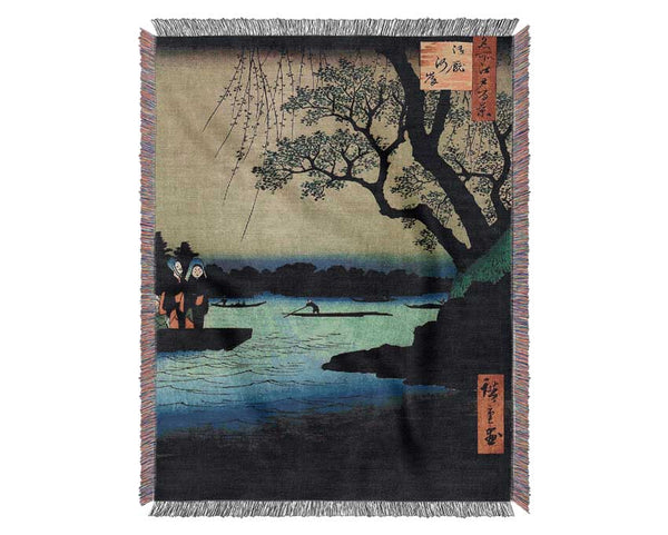 Hiroshige Oumayagashi Woven Blanket