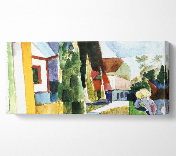 August Macke Unser Garten am See 5
