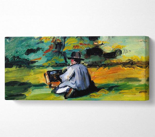 Cezanne Maler bei der Arbeit
