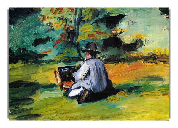 Maler bei der Arbeit von Cezanne