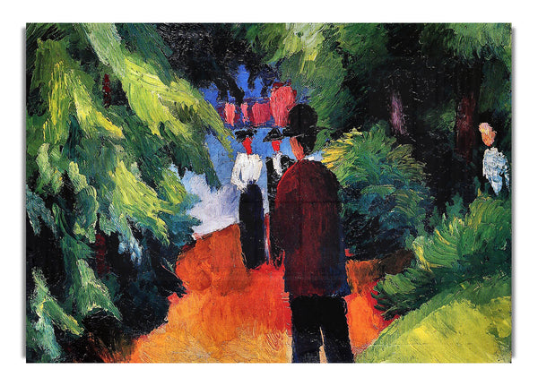 Park am Wasser von August Macke