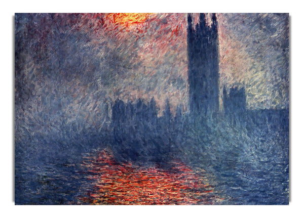 Parlament in London von Monet