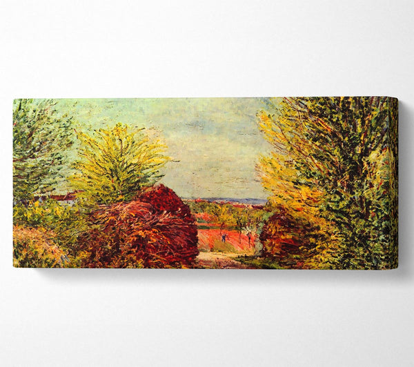Sisley-Pfad in Veneux Nadon im Frühling