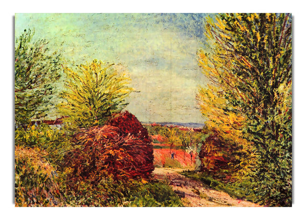 Pfad in Veneux Nadon im Frühling von Sisley