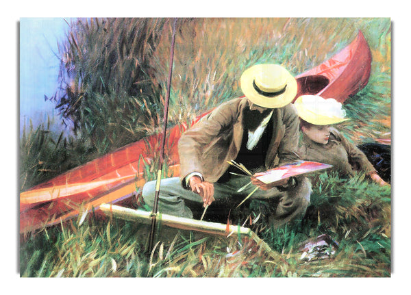 Paul Helleu steht seiner Frau zur Seite Von John Singer Sargent