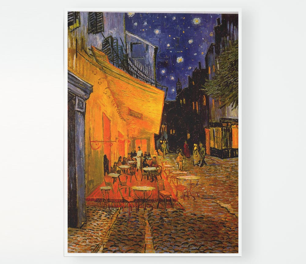 Van Gogh Pavement Cafe Print Poster Wall Art