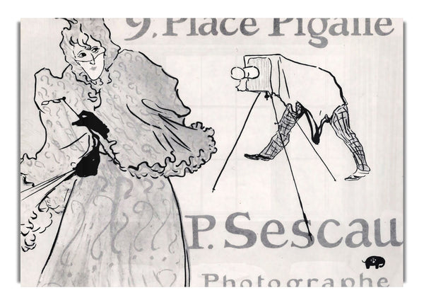 Fotograf Sescau von Toulouse Lautrec