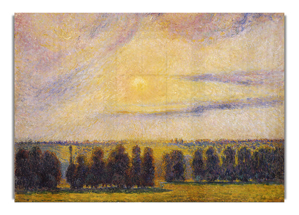 Pissarro-Sonnenuntergang in Eragny