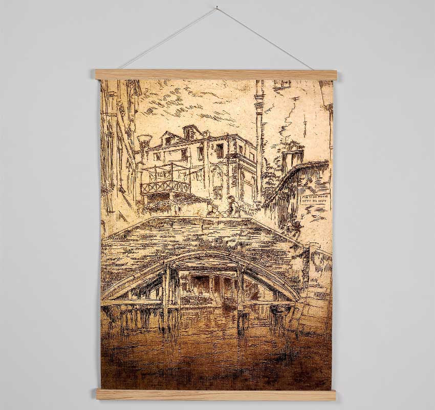 Whistler Ponte Del Piovan Hanging Poster - Wallart-Direct UK