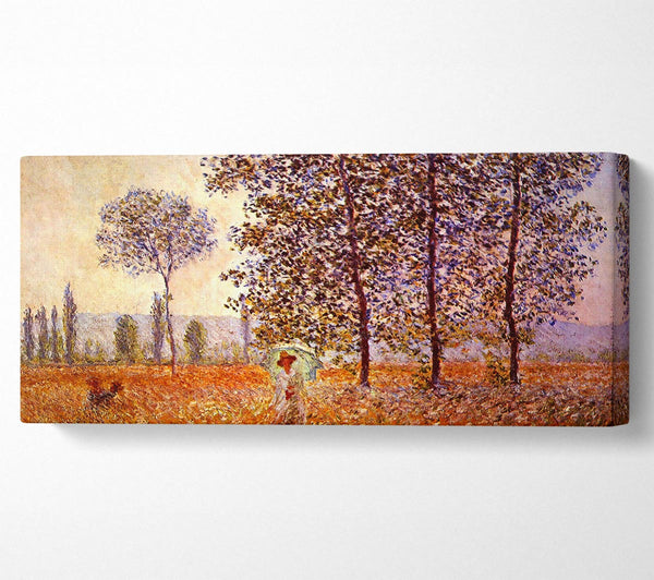 Monet Pappeln im Sonnenlicht