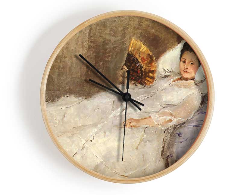 Morisot Portrait Of Madame Hubard Clock - Wallart-Direct UK