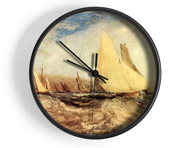 Joseph Mallord Turner Regatta Clock - Wallart-Direct UK