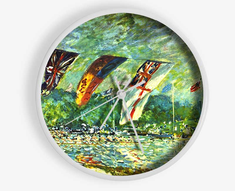 Sisley Regatta In Molesey Clock - Wallart-Direct UK