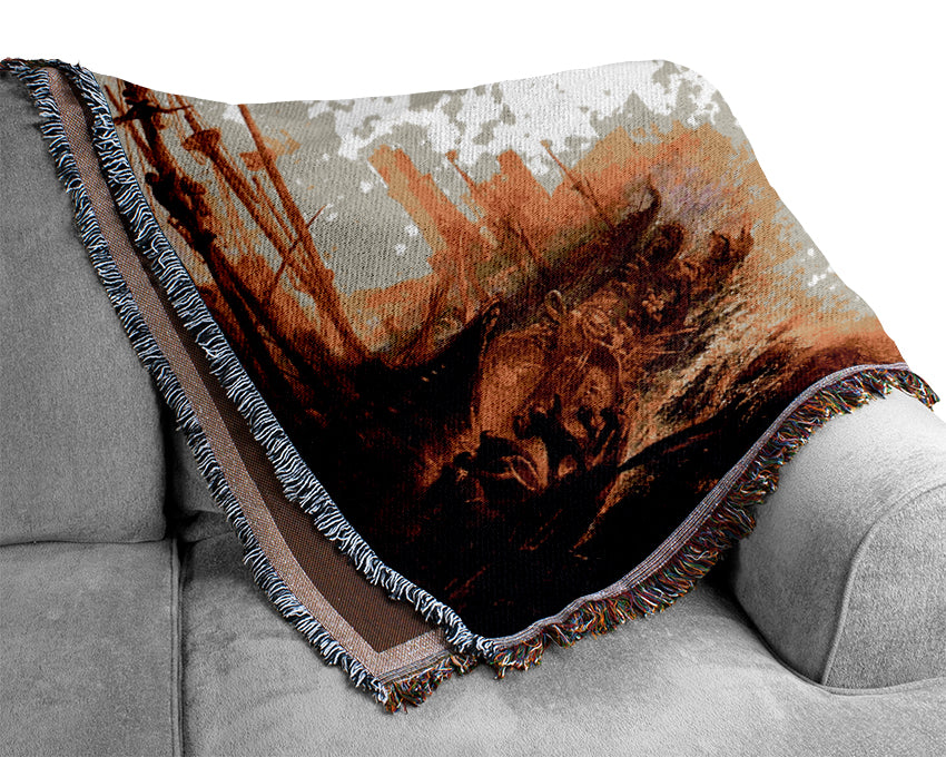 Joseph Mallord Turner Regulus Woven Blanket