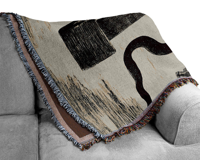 Manet Rendevouz Of Cats Woven Blanket