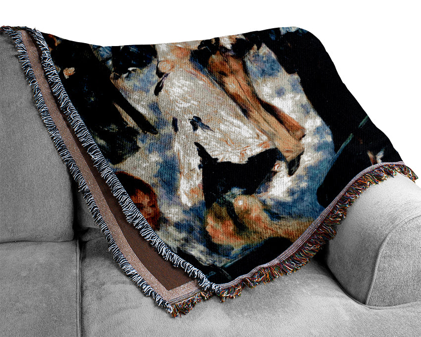 Renoir Montmartre Woven Blanket