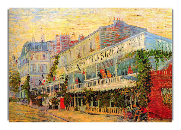 Restaurant De La Sirene in Asnieres von Van Gogh