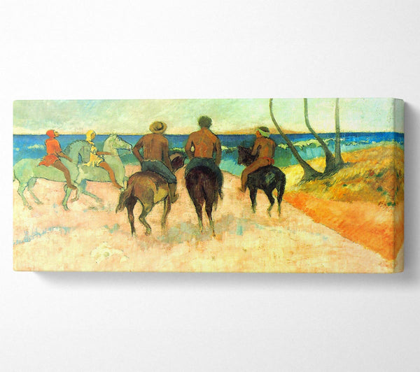 Gauguin Riding On The Beach 2