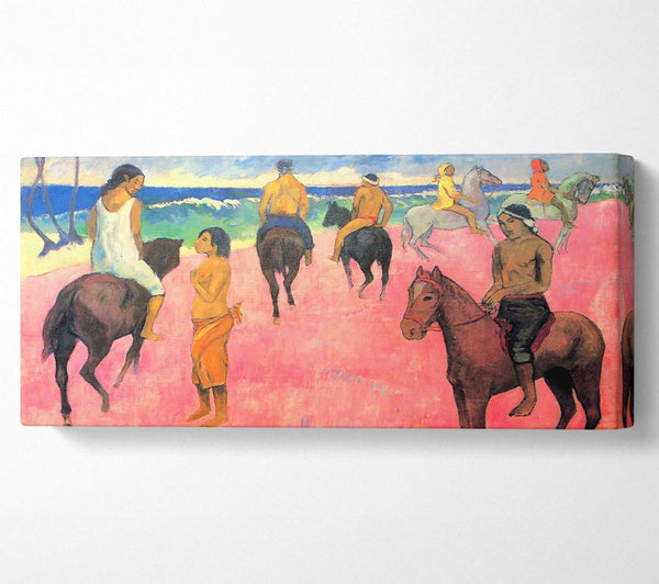 Gauguin Riding On The Beach