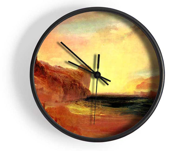 Joseph Mallord Turner Rocky Bay With Figures Clock - Wallart-Direct UK