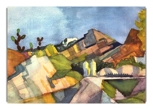 Felslandschaft von August Macke