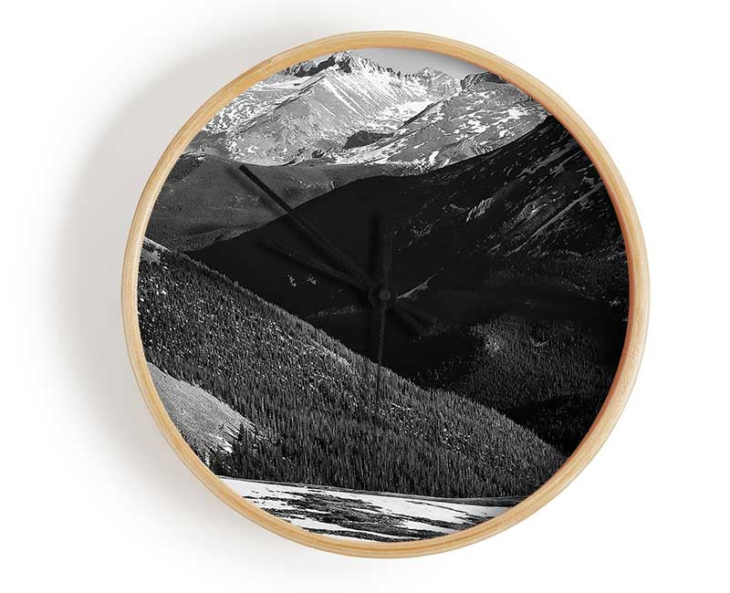 Ansel Adams Rocky Mountain National Park Colorado 3 Clock - Wallart-Direct UK