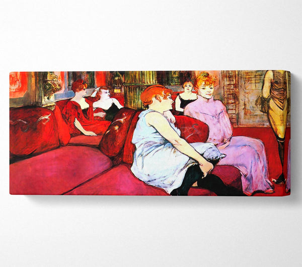 Toulouse Lautrec Salon in der Rue De Moulins