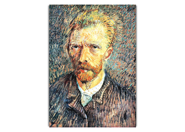 Selbstporträt im braunen Hemd von Van Gogh