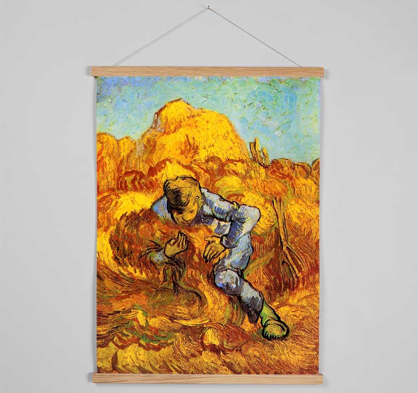 Van Gogh Sheaf Binder Hanging Poster - Wallart-Direct UK