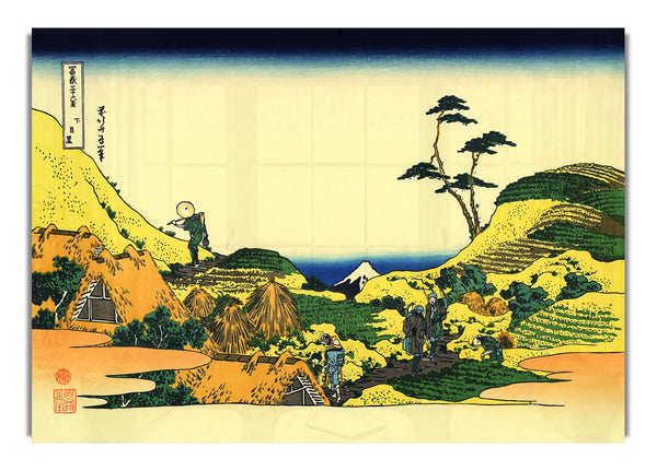 Shimomeguro von Hokusai