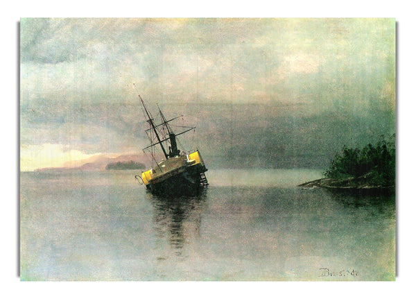 Schiffbruch in der Loring Bay, Alaska von Bierstadt