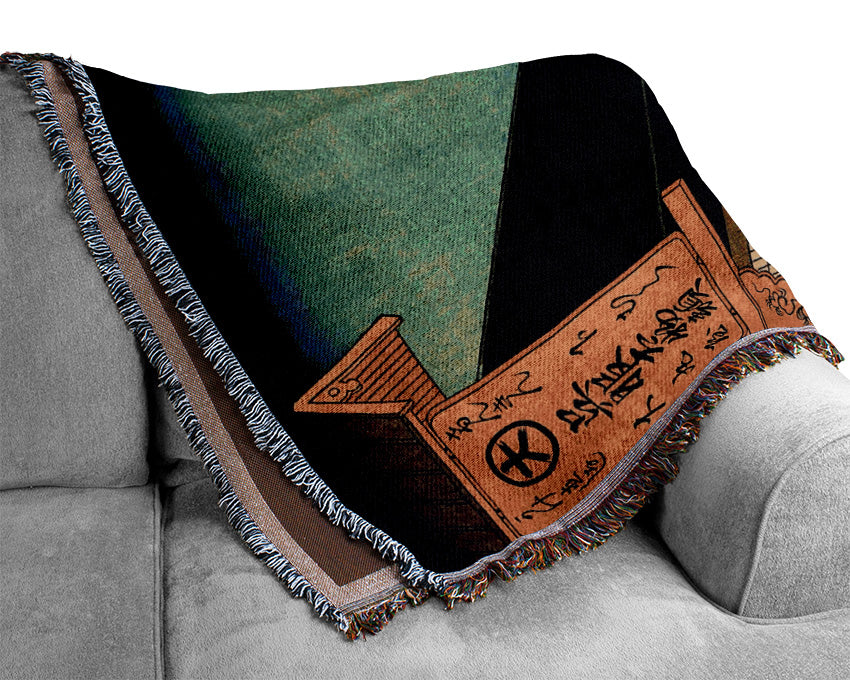 Hiroshige Silk Goods Lan Woven Blanket
