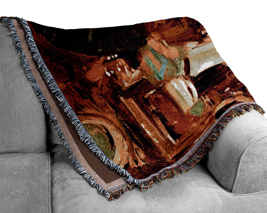 Giovanni Boldini Singer Mondana Woven Blanket