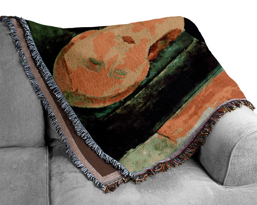 Modigliani Sitting Girl Woven Blanket